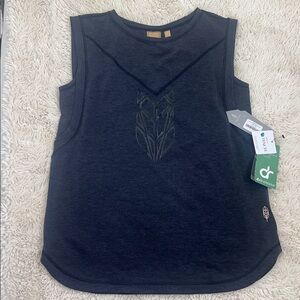 INDYGENA LIRIM III tank pure black heather size small NWT
Workout yoga